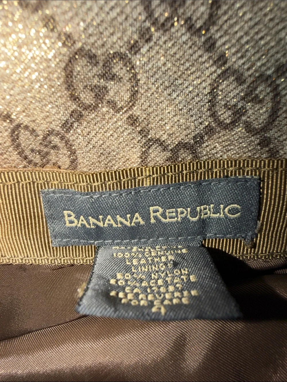 Banana Republic brown suede
